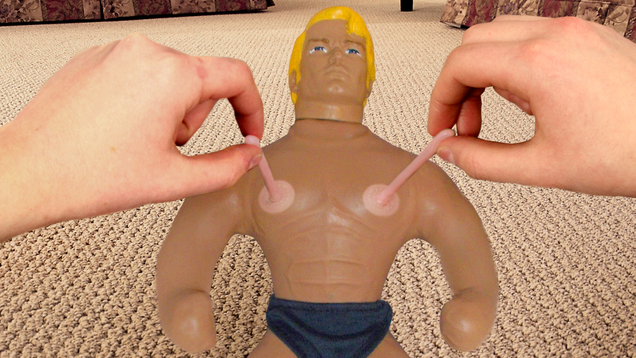 Illustration for article titled Stretch Armstrong Is Coming Back! And This Time With Nipples!